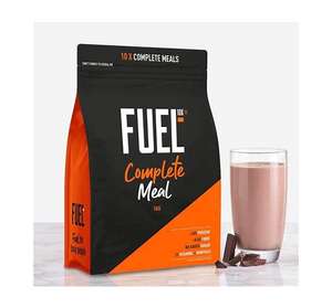 Fuel 10K Complete Meal Chocolate Flavour Powder Mix - Minimum Best Before: End April 2024 - The minimum order value £30