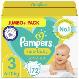Pampers New Born Baby Size Jumbo Packs 1-3 £5.50 Instore @ Morrisons Tamworth