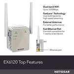 NETGEAR WiFi Booster | Covers up to 1200 sq ft and 20 devices | AC1200 £29.99 @ Amazon