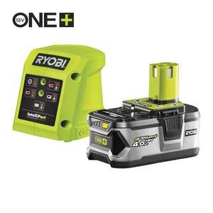 Buy a 4Ah Battery & Charger and Pick A Tool For Free eg Jigsaw / Compressor / Sander / Glue Gun / Torches etc £99 @ Ryobi