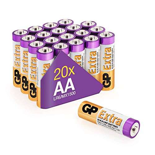 GP AA Batteries Pack of 20-1.5 V/Mignon / / / AM3 AA Extra Batteries - GPBatteries Direct FBA | hotukdeals