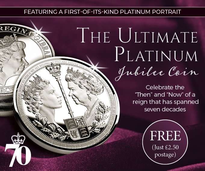 Free platinum jubilee coins (pay £2.50 postage) @ London Mint Office