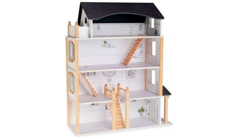 Buy Jupiter Workshops Wooden 3 Storey Dolls House, Doll houses