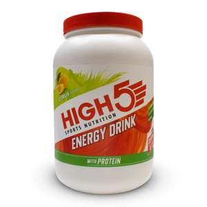 HIGH5 Energy Drink With Protein Blend of Carbohydrates Protein & Electrolytes (Citrus, 1.6kg) £27.48 S&S