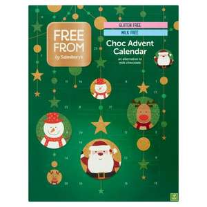 Sainsbury's Free From Choc Advent Calendar 93g £2 @ Sainsbury's