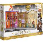 Wizarding World Harry Potter, Magical Minis Diagon Alley 3-in-1 Playset with Lights and Sounds (Selected Accounts)