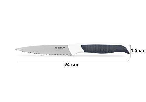 Zyliss E920216 Comfort Serrated Paring Knife, 10.5 cm/4 Inch, Japanese Stainless Steel 5 Year Gaurantee £6.88 @ Amazon