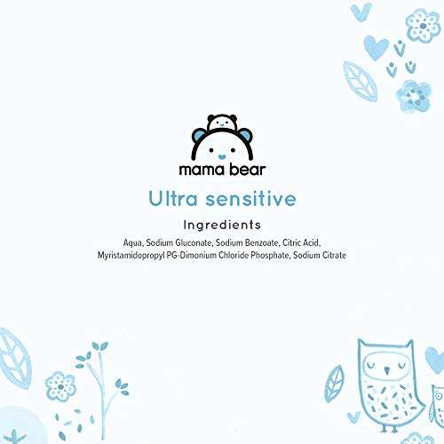 Amazon Brand - Mama Bear Ultra Sensitive Baby Wipes single 60 (720 wipes-100% biodegradable fabric) £8.09 / £7.69 Subscribe & Save @ Amazon
