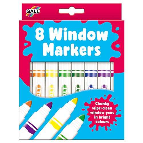 Galt Toys, 8 Window Markers £3.75 delivered at Amazon