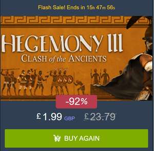 Hegemony III: Clash of the Ancients / more games in Flash sale - PC Steam