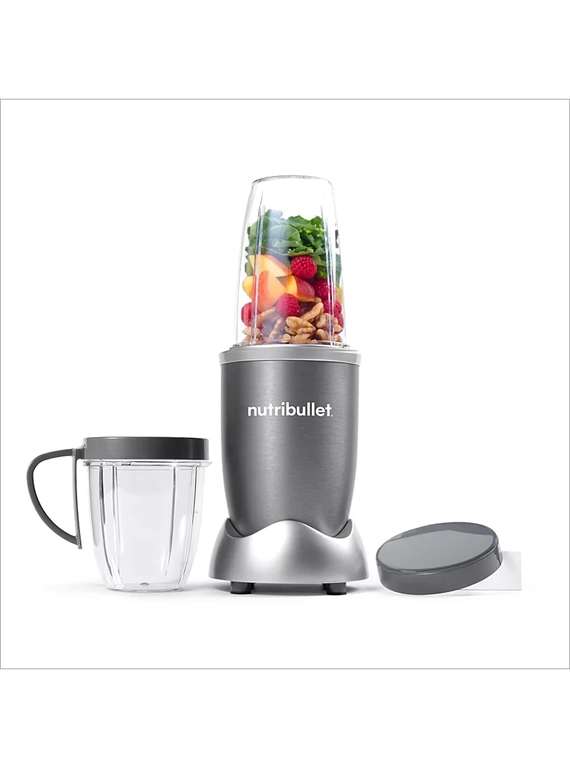 Nutribullet NBL8 600 Series Nutrient Extractor High Speed Blender ( Full kit with Tall and Short cups / 600W ) + free click and collect