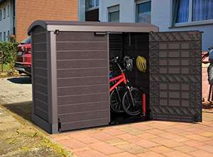 Duramax Cedargrain StoreAway 1200L Plastic Garden Storage Shed– Ideal for Tools, Bikes £127.26 @ Amazon