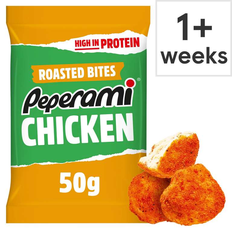 Peperami Roasted Chicken Bites 50G 50p Clubcard pice @ Tesco