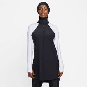 Nike Modest Victory Luxe Full Coverage Swim Dress in black