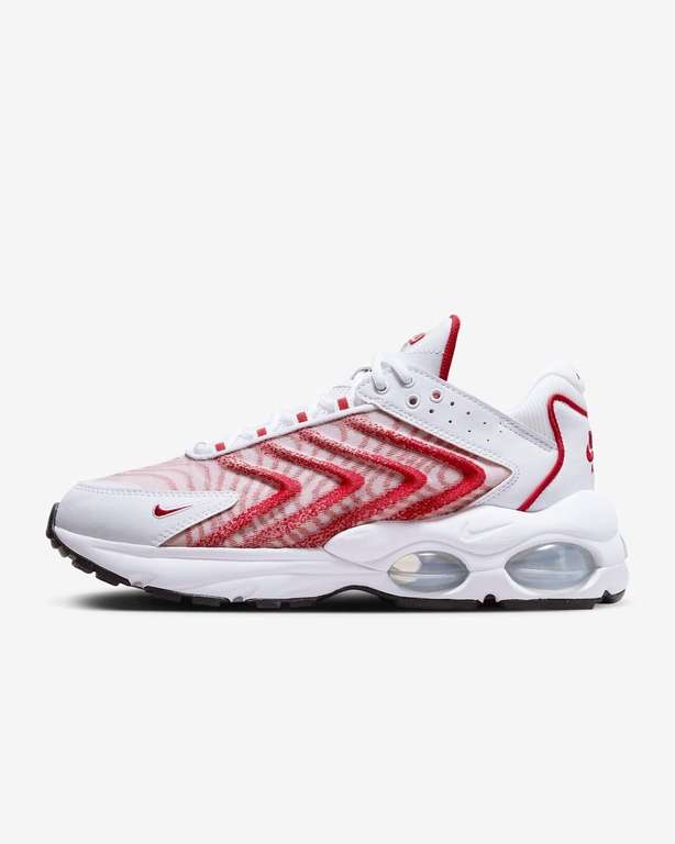 Nike Air Max Tailwind NN trainers in white and red - w/Code