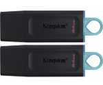 Kingston DataTraveler Exodia DTX || 64GB-2 PIECES || Flash Drive USB 3.2 Gen 1 £7.65 @ Amazon