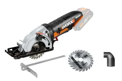 WORX WX527.9 18V (20V MAX) WORXSAW Cordless Compact Circular Saw (body only) - £55.19 with code @ WORX / eBay