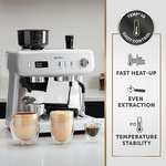Breville Barista Max+ Espresso, Latte and Cappuccino Coffee Machine, Silver [VCF153]