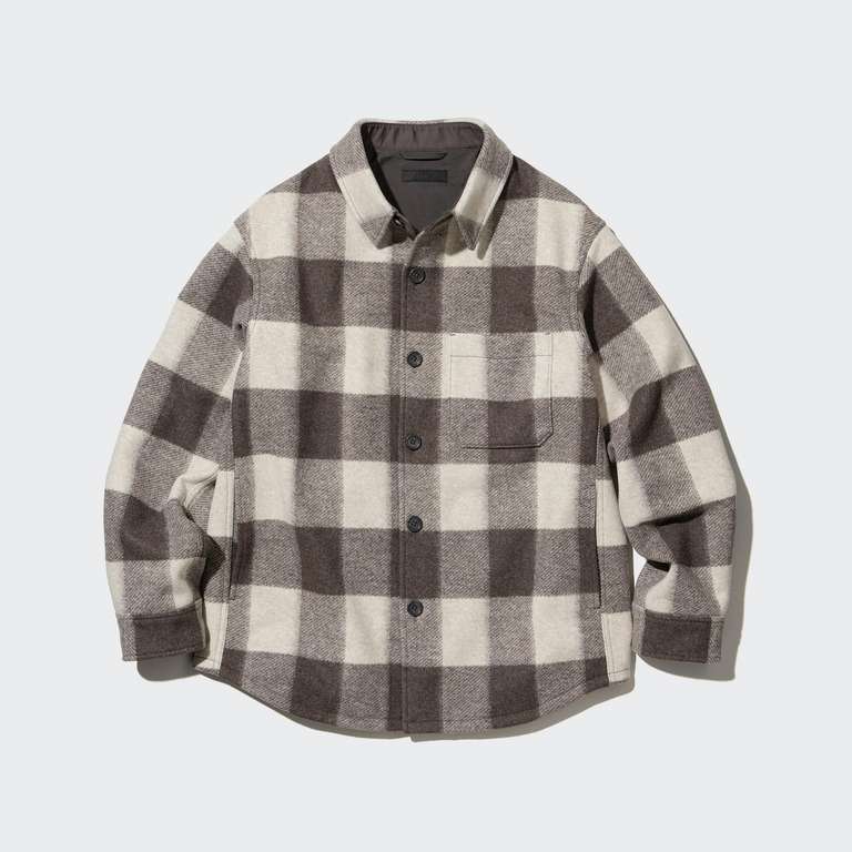 UNIQLO Overshirt Jacket - Multiple Colours Available (+10% off with newspaper sign up)
