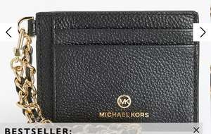 MICHAEL Michael Kors Jet Set Leather Card Holder, Black