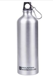 1L Metallic Water Bottle With Karabiner - Free C&C