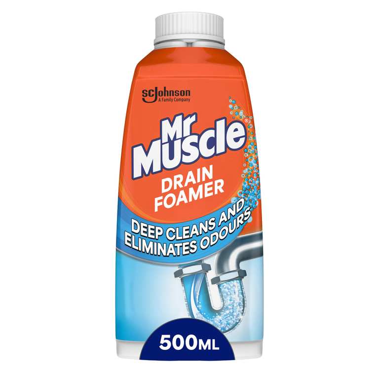 Mr Muscle Drain Foamer (500 ml) Drain Cleaning Foam to Unblock & Eliminate Odour - £2.25 S&S