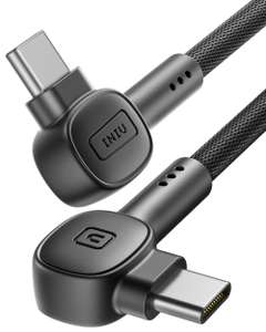 INIU [100W 2 Pack 2m+2m] PD QC 4.0 Fast Charging USB C to USB C Cable, Nylon Braided - (w/ voucher) Sold by Topstar Getihu FBA (Prime Only)