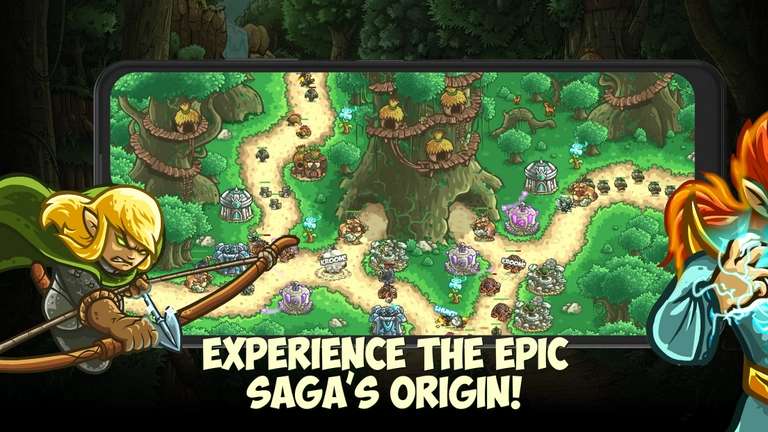 Kingdom Rush Origins - TD - PEGI 7 - Free @ Google Play