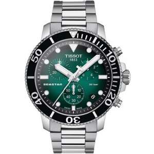 Tissot Mens Seastar 1000 Chronograph Bracelet Watch T120.417.11.091.01 £423 @ The Jewel Hut