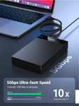 Ugreen USB 3.0 SATA HDD Enclosure - 16TB Support