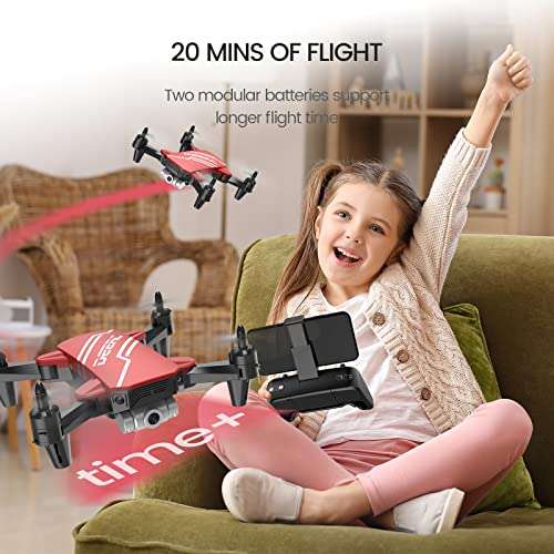 DEERC D20 Mini Drone for Kids with 720P HD FPV Camera - w/Voucher & Code, Sold By Holy Stone UK FBA