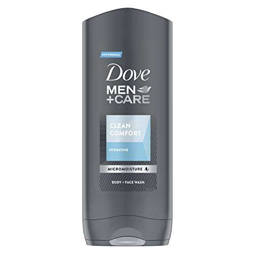 Dove Men+Care Clean Comfort Body wash 400 ml £1.79 - Minimum Order 3 / £5.37 @ Amazon