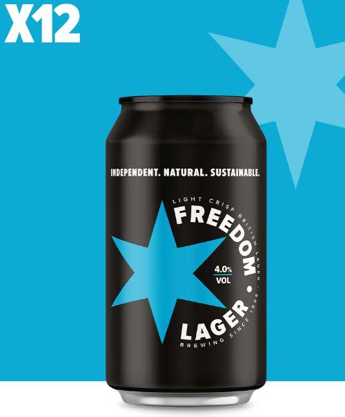 Freedom Lager 12x330ml cans £4.99 at Aldi Redcar