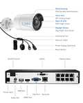 Reolink 4K 8CH NVR PoE CCTV Camera System, 4X 5MP IP PoE Cameras, 2TB HDD for 24/7 Recording - £356.99 @ Reolink / Amazon