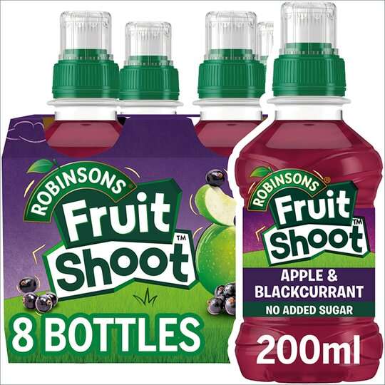 Fruit Shoot Apple & Blackcurrant No Added Sugar 8X200ml £2.25 Clubcard Price @ Tesco