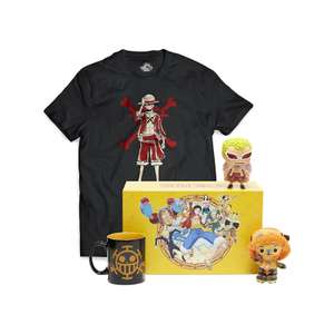 One Piece Collector's Gift Set: T-Shirt / Mug / 6" Plush Keyclip / Pop Vinyl 400 Donquixote Doflamingo - £22.22 Delivered @ Top Toys 2 U