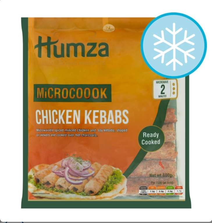 Humza Chicken Seeth Kebab 600G 99p @ Farmfoods Spennymoor
