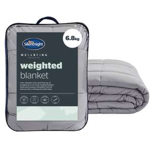 Silentnight Wellbeing Weighted Blanket 6.8kg £30 + Delivery @ Wilko