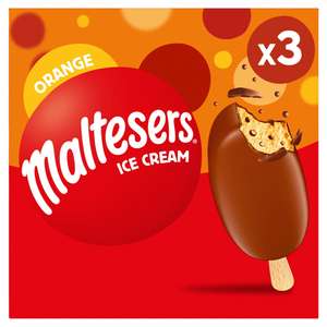 Maltesers Orange Ice Cream 3 x 100ml (300ml) for £1 @ Iceland