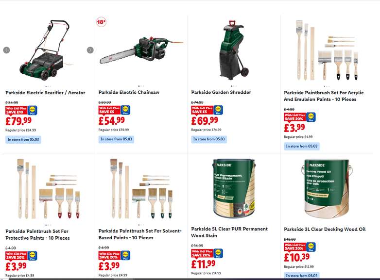 Garden Tool Deals at Lidl: Leaf Blower £54.99, Pressure Washer £99.99 ...
