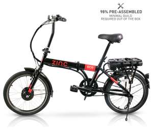 Zinc 20" Wheel Size Folding Electric Bike with 36V Battery - £600.00 + free Click & Collect @ Argos