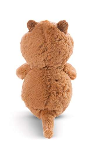 NICI 47213 Cuddly Quokka-Mola 15 cm – Sustainable Plush Toys, Eco-Friendly Stuffed Animal from The Wild Friends GO Green Collection, Brown