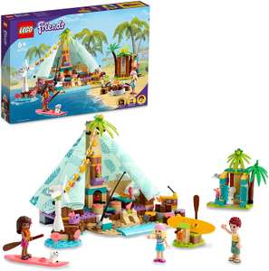 LEGO 41700 Friends Beach Glamping Camping Nature Set with 3 Mini Dolls and Accessories £24.00 @ Amazon