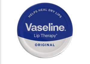 Vaseline Original Lip Balm Tin 20 g 80p @ Iceland