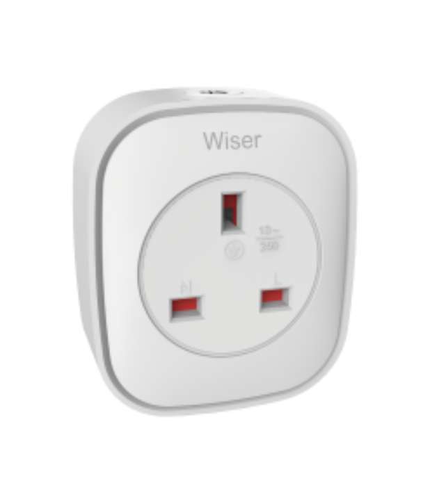 Smart plug, Wiser, UK, 230 V AC, 13 A, 3 kW £29.40 with code @ Schneider electric