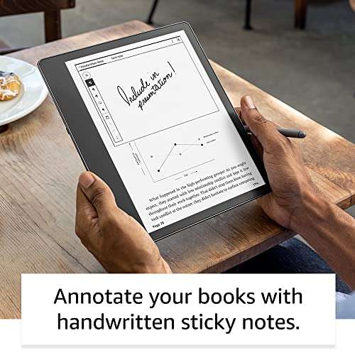 Kindle Scribe | For reading, writing, journaling & sketching. 10.2 inch, with Premium Pen | 32GB £294.99 / 64 GB £319.99 (Prime) @ Amazon