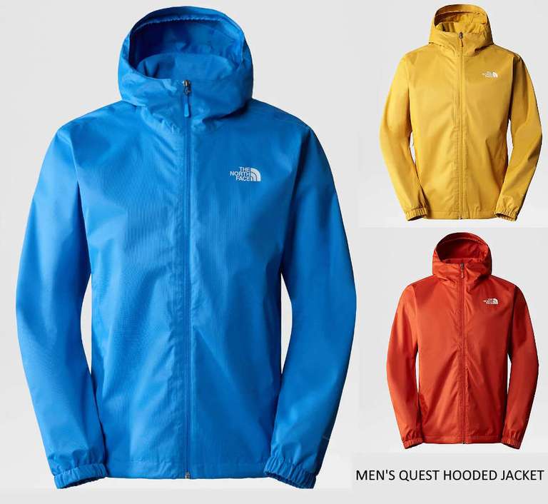 The North Face Men's Antora Waterproof Jacket - £50 / Men's Quest Hooded Waterproof Jacket - £55 (Free Delivery) @ The North Face