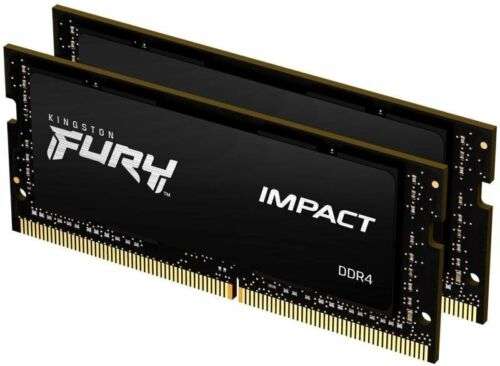 Kingston FURY Impact 32GB (2 x 16GB) 2666MHz SODIMM DDR4 RAM - £63.44 with code (UK Mainland) @ eBay / ebuyer