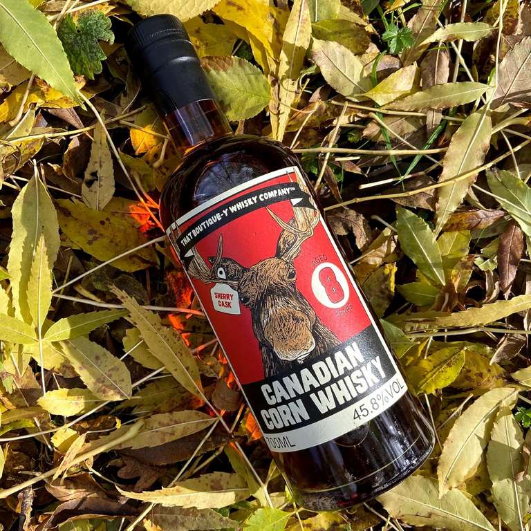 That Boutique-y Whisky Company 8 year old Oloroso Cask Canadian Corn Whiskey 45.8% ABV 70cl