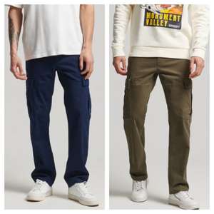 Superdry Mens Vintage Cargos (2 Colours / Waist 29-36) - Sold by Superdry Outlet